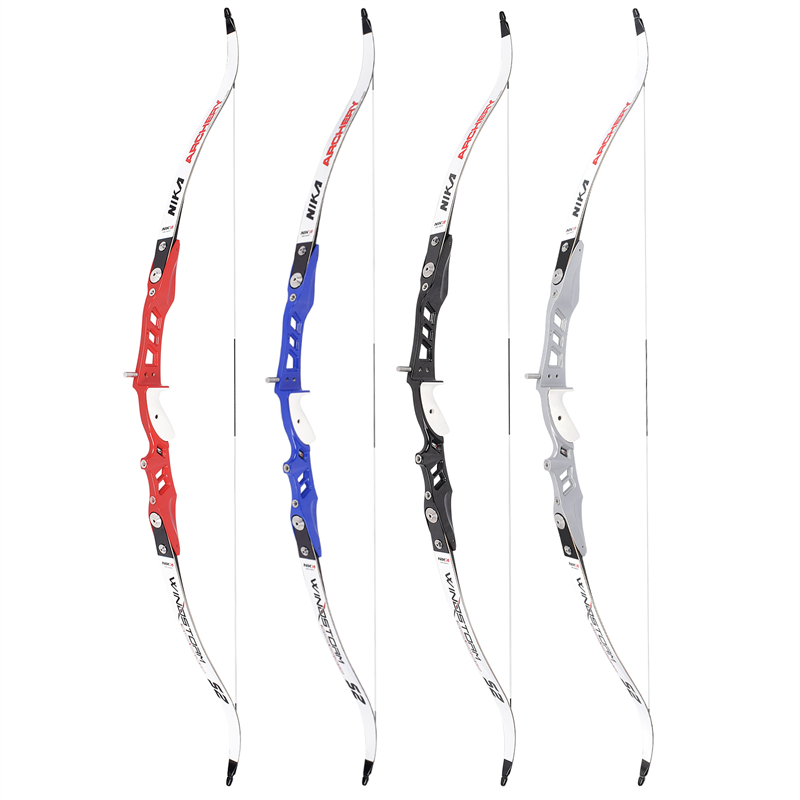 Nika Archery 66inches Recurve Bow Archery مجموعة الرماية في الهواء الطلق الهدف