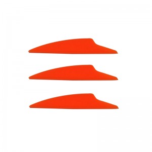 نيكا الرماية 170019 2.5inch دولفين TPU ريشة للرماية جميع أنواع الرماية السهم